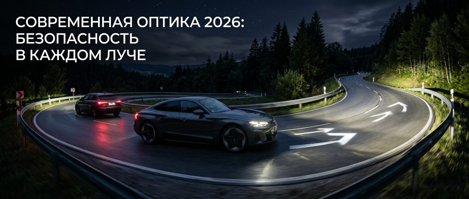 Какая бывает оптика на современных автомобилях в 2026 году: виды фар, срок службы и уход