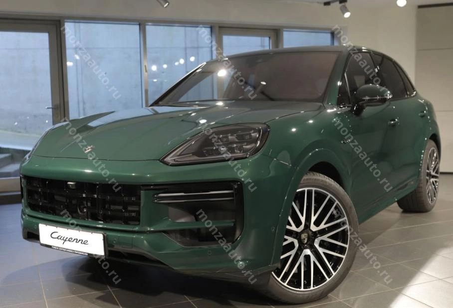 Porsche Cayenne Turbo E-Hybrid Цвет кузова: Зеленый металлик 2025 год