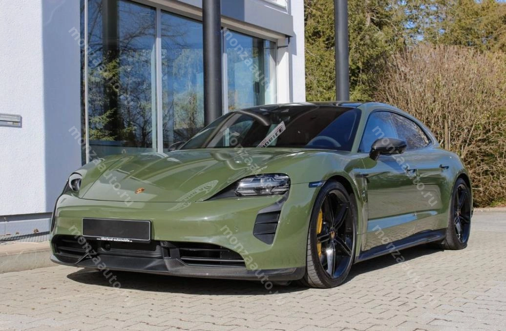 Купить Porsche Taycan Sport Turismo Turbo S Цвет кузова: зеленый ( Oakgraunmetallic neo ) в автосалоне MONZA