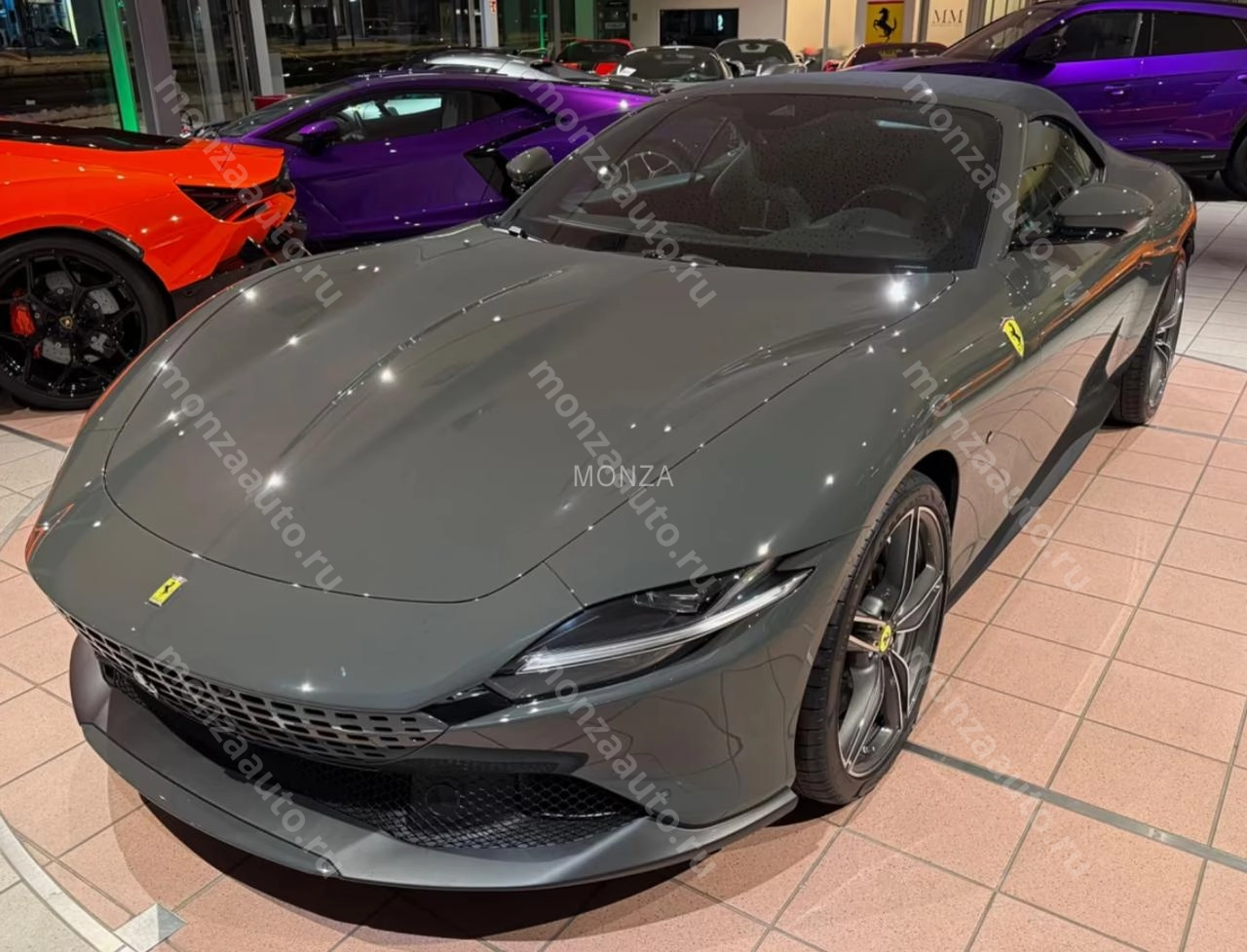 Купить Ferrari Roma Spider  Двигатель: 3.9 л. 620 л.c. в автосалоне MONZA